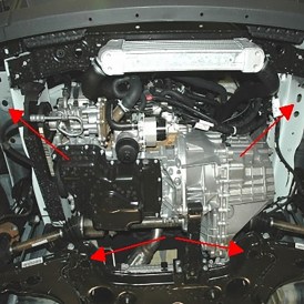 Unterfahrschutz Motor und Getriebe 2mm Stahl Ford Transit 2006 bis 2014 2.jpg